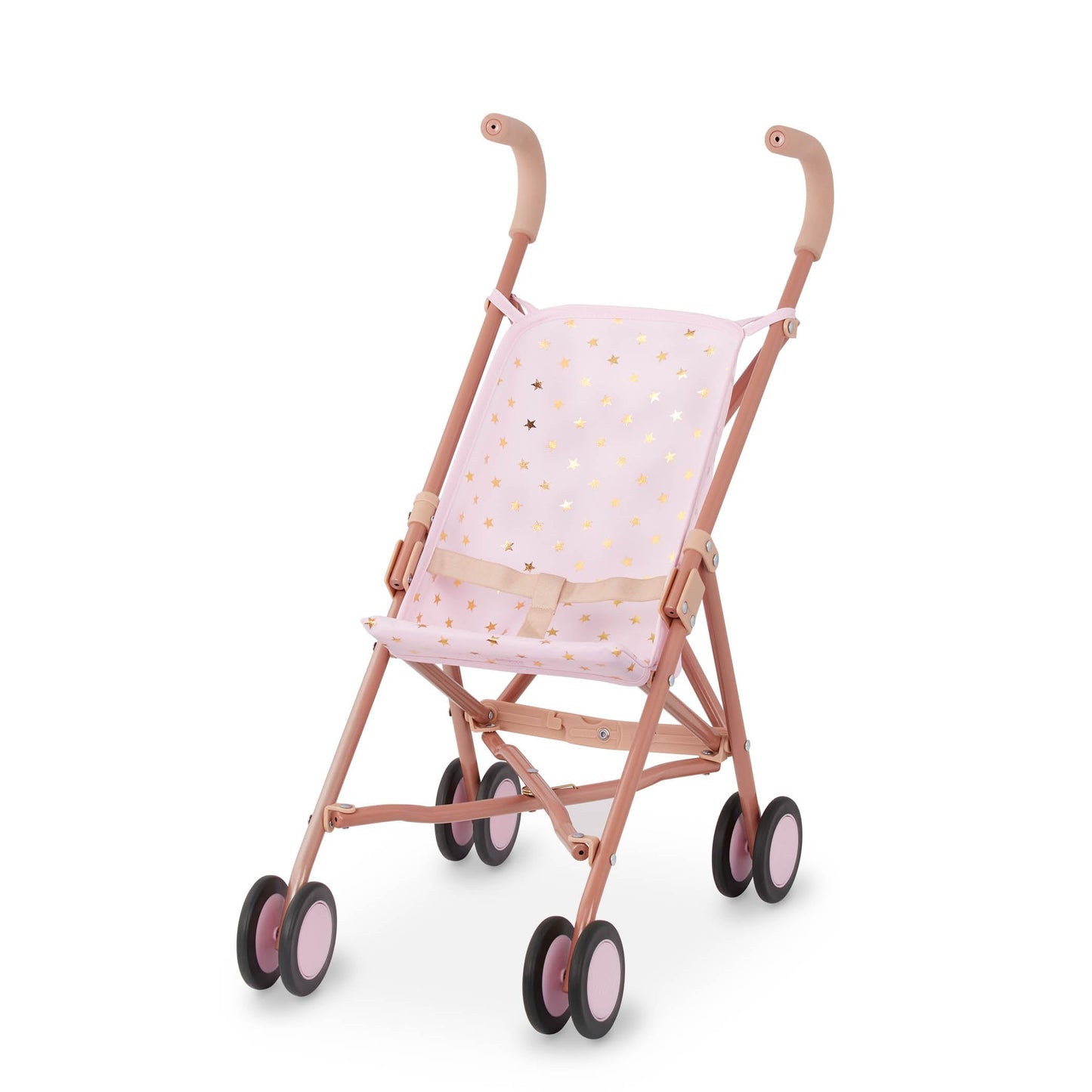 LullaBaby Baby Doll Stroller, Foldable Star-Print Toy Stroller, Accessory LullaBaby