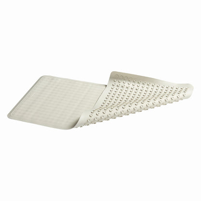 Rubbermaid Commercial Products Bath Tub and Shower Mat | Extra Large - 36 x 18 in. | White | Machine Washable | Safti-Grip Non-Slip Bathroom Mat with Suction Cups for Home/Hotel/Shower/Bathtub