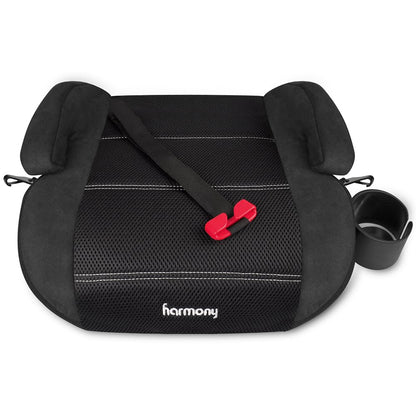 Harmony Youth Booster Elite with UAS (2-Pack) – Backless Belt-Positioning Booster Car Seat with Energy-Absorbing EPE Foam, For Children 18–50 kg (40–110 lbs) - Black