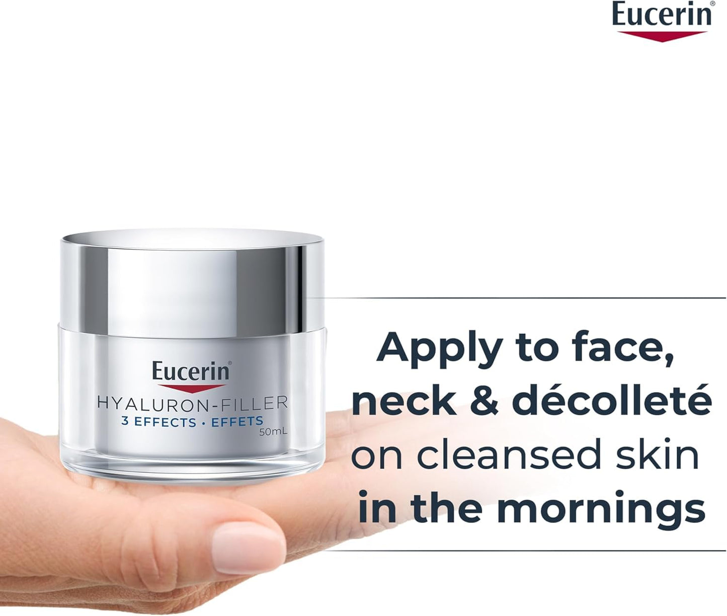 Eucerin Anti-Wrinkle Face Firming Day Cream, Hyaluronic Acid, Hydrate, 50mL Eucerin