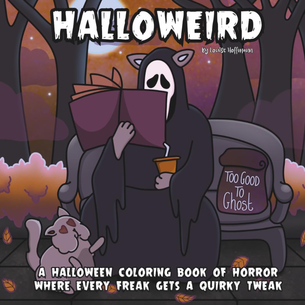 Halloweird : un livre de coloriage d'horreur pour Halloween, où chaque monstre a sa touche d'originalité