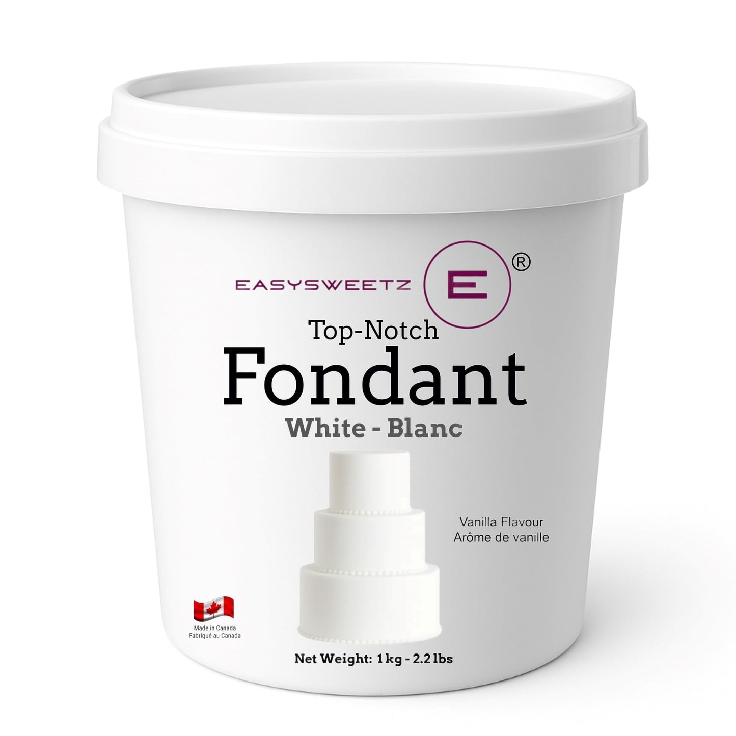 EasySweetz Premium White Fondant – 1 KG