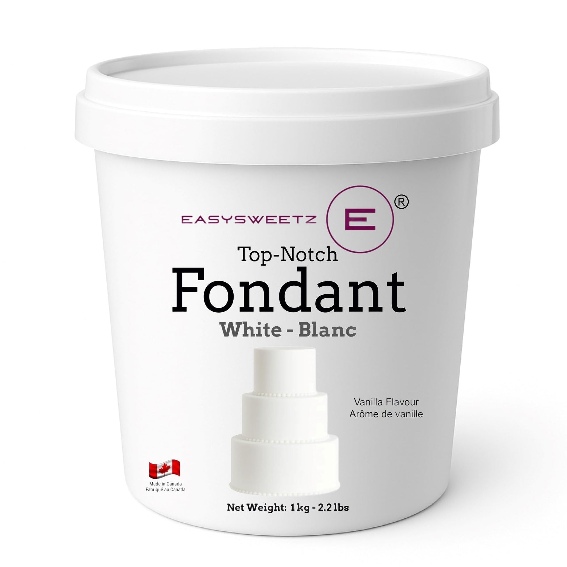 EasySweetz Premium White Fondant – 1 KG