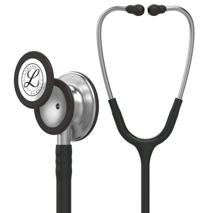 3M Littmann Classic III Monitoring Stethoscope, 5620, More Than 2X as Loud*, Weighs Less**, Stainless Steel Chestpiece, 69 cm (27") Black Tube