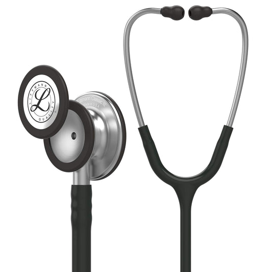 3M Littmann Classic III Monitoring Stethoscope, 5620, More Than 2X as Loud*, Weighs Less**, Stainless Steel Chestpiece, 69 cm (27") Black Tube 🍁 All In One Marketplace Canada