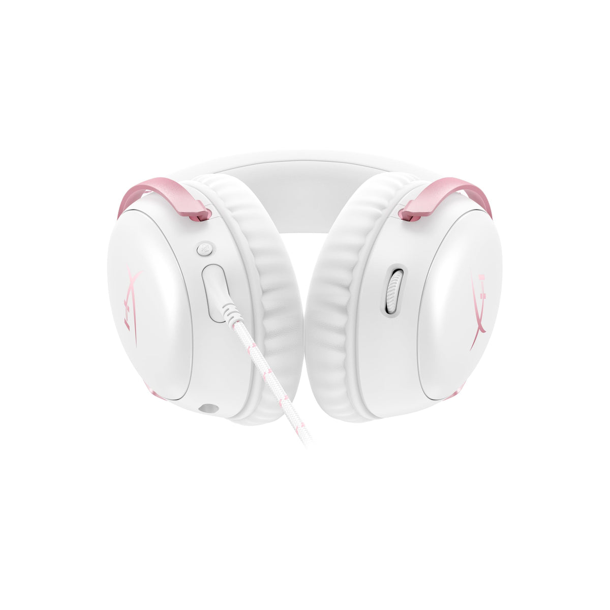 HyperX Cloud III – Wired Gaming Headset, PC, PS5, Xbox Series X|S, Angled 53mm Drivers, DTS, Memory Foam, Durable Frame, Ultra-Clear 10mm Mic, USB-C, USB-A, 3.5mm – Pink