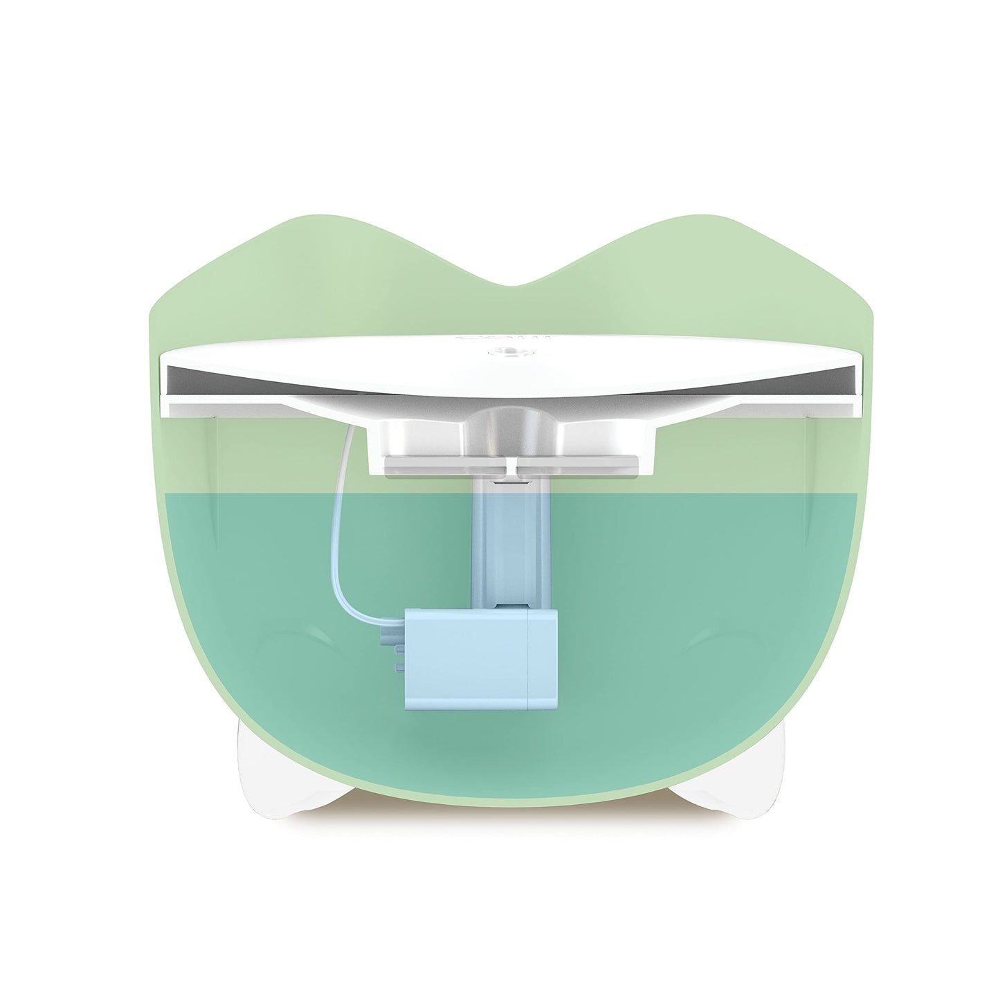 Catit PIXI Cat Water Fountain, 2.5 L, Mint Green, Modern Cat Fountain, Silent Pump for Indoor Cats, Different Flow Settings, Fontaine Pour Chat, Pet Water Fountains Catit