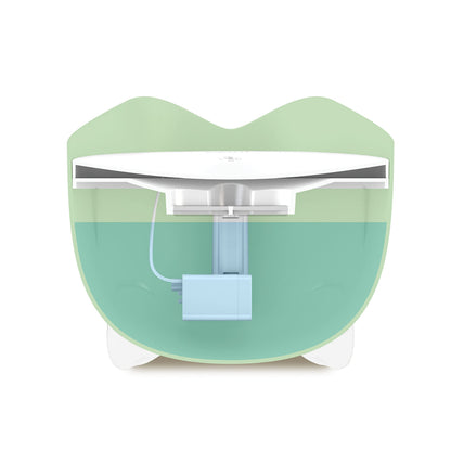 Catit PIXI Cat Water Fountain, 2.5 L, Mint Green, Modern Cat Fountain, Silent Pump for Indoor Cats, Different Flow Settings, Fontaine Pour Chat, Pet Water Fountains Catit