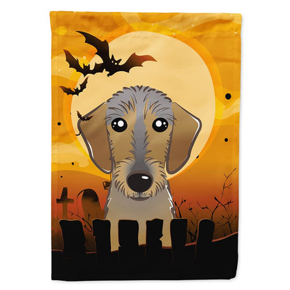 Drapeau de maison Caroline's Treasures BB1791CHF, motif Teckel à poil dur pour Halloween, toile, multicolore, grand format