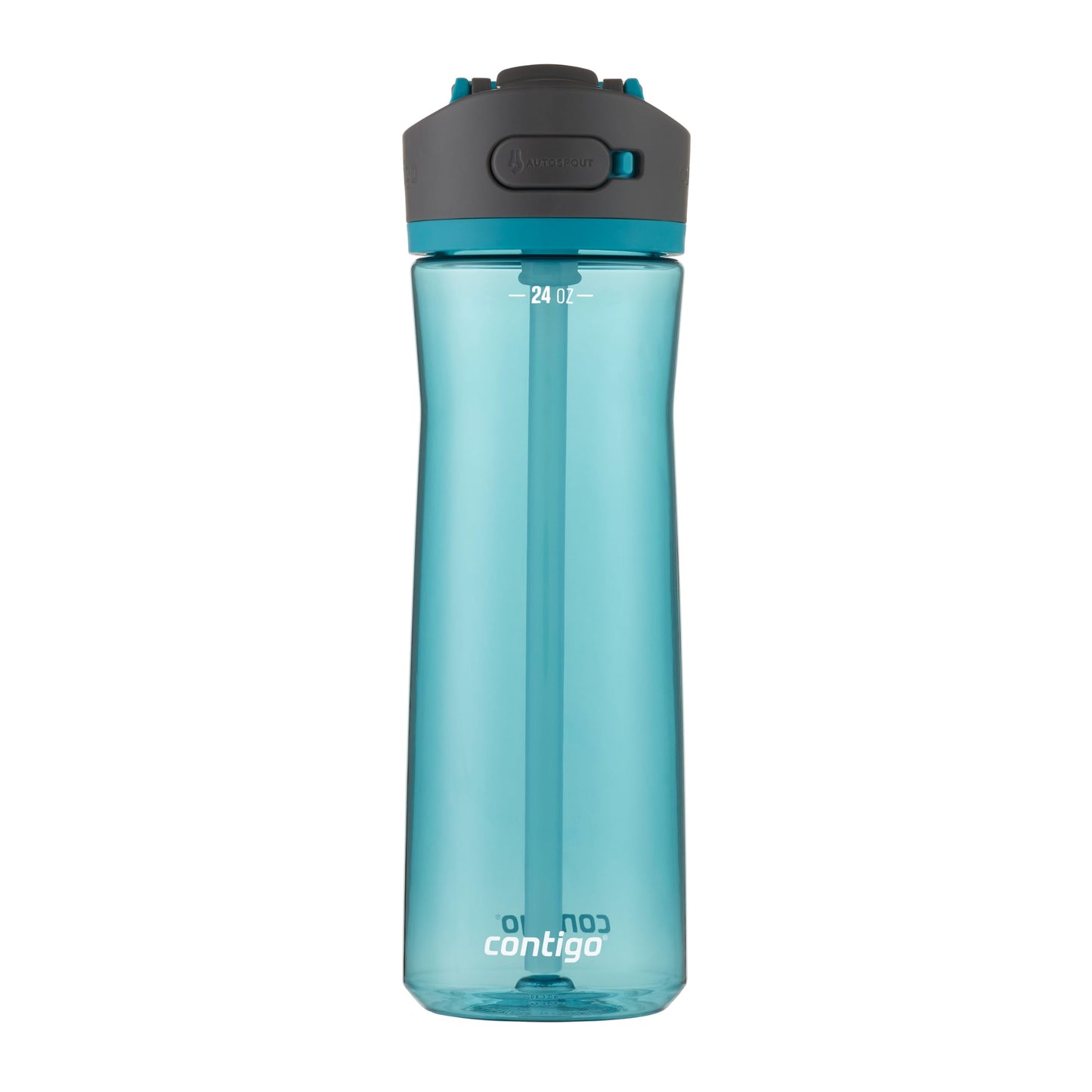 Contigo Ashland 2.0 Water Bottle with Straw and Leak-Proof Locking Lid, BPA-Free Plastic, Dishwasher Safe, Juniper, 24 oz (709 mL) - Available at All In One Marketplace Canada