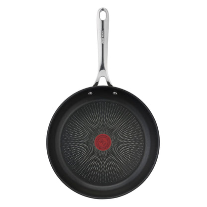 Jamie Oliver by Tefal Nonstick Coated Stainless Steel Pan 11-Inch, Induction Compatible, Oven Safe up to 500°F, Chef's Stainless Steel Skillet, Non Stick Frying Pans, Silver T-Fal