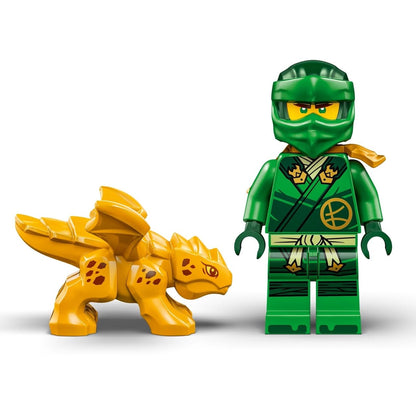 LEGO NINJAGO Lloyd's Green Forest Dragon Toy - Pretend Play Building Toy for Boys and Girls, Ages 6+ - Dragon Figurine with 2 Minifigures for Kids - Gift Idea for Birthdays - 71829