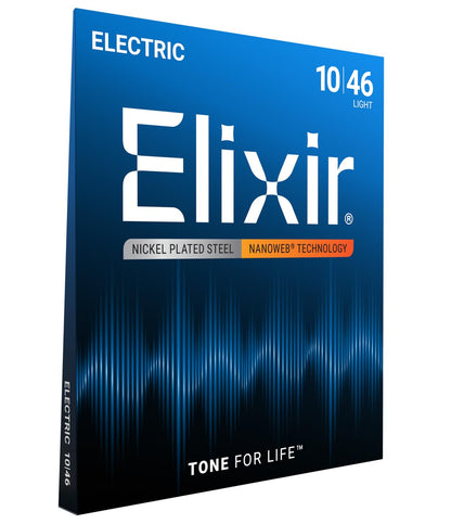 Elixir Electric Guitar Strings with Nanoweb Coating - Light 10-46