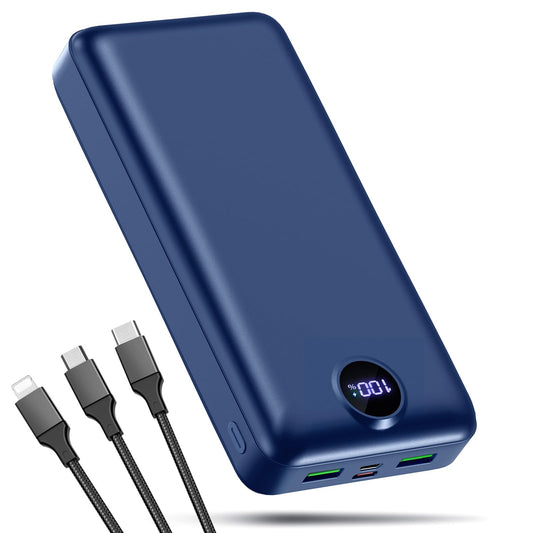 Power Bank Fast Charging 50000mAh- 22.5W Portable Charger USB C Quick Charge with 3 Outputs & 2 Inputs LED Display Huge Capacity External Battery Pack for iPhone, Samsung, iPad etc