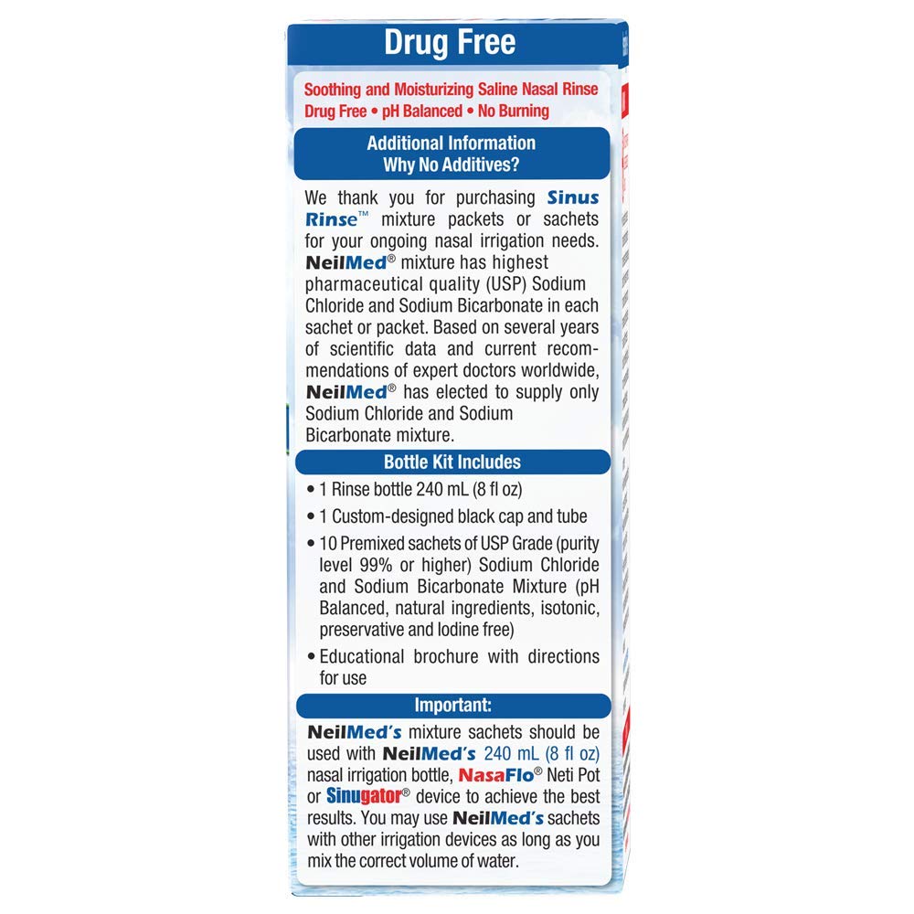 Sinus Rinse Adult Bottle Kit 8 Oz - Available at All In One Marketplace Canada