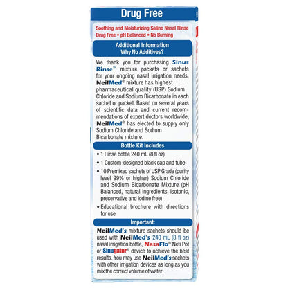 Sinus Rinse Adult Bottle Kit 8 Oz - Available at All In One Marketplace Canada