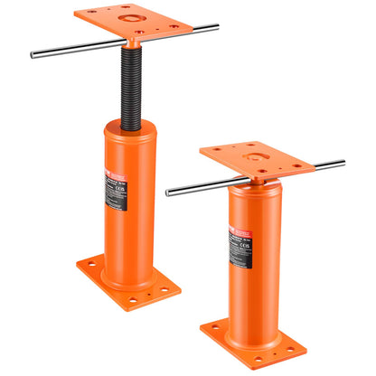VEVOR House Floor Jacks, 2 Pack, 12"-16" Height Range, 9700 lbs Max Load Capacity Per Unit, Adjustable Support Beam Basement Jack Post Pole for Leveling, Steel Telescoping Jack for Temporary Support VEVOR