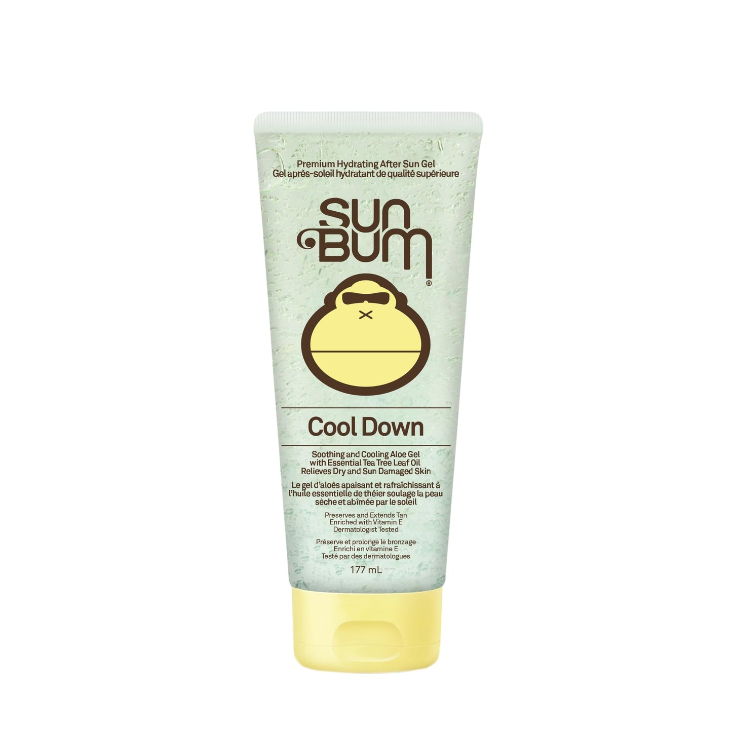 Sun Bum Cool Down Aloe Vera Gel | Vegan and Hypoallergenic After Sun Care with Cocoa Butter to Soothe and Hydrate Sunburn Pain Relief | 177ml / 6 oz