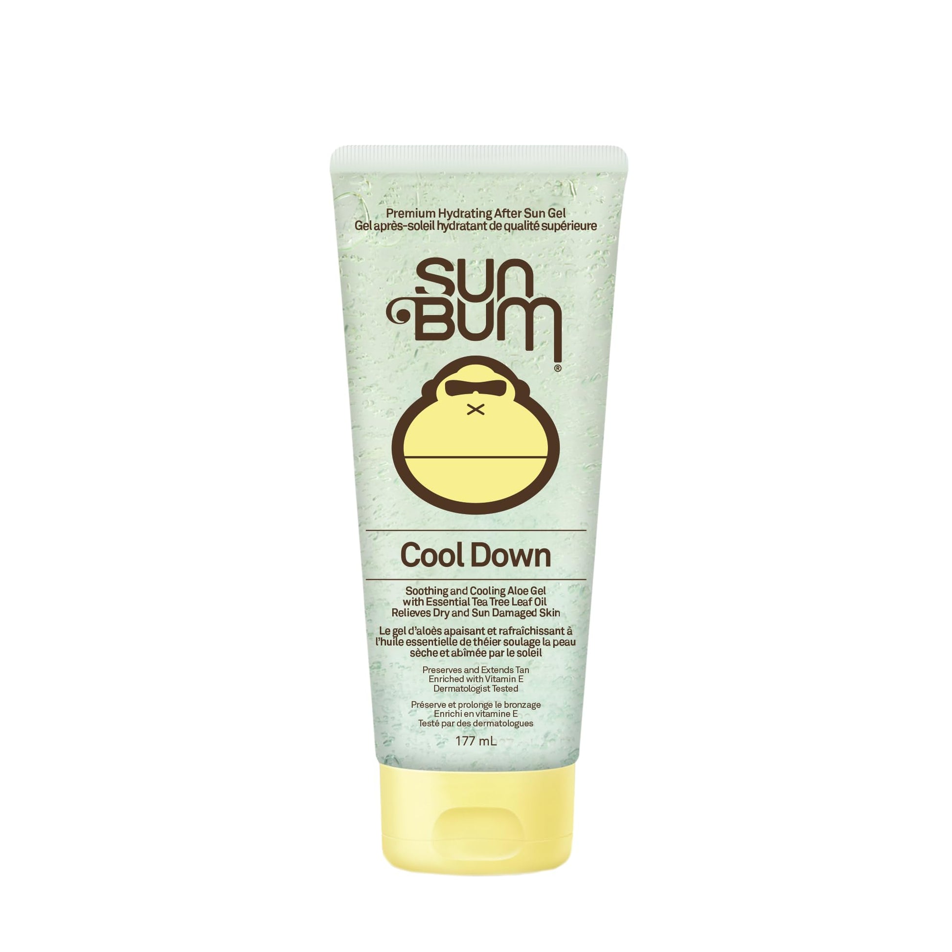 Sun Bum Cool Down Aloe Vera Gel | Vegan and Hypoallergenic After Sun Care with Cocoa Butter to Soothe and Hydrate Sunburn Pain Relief | 177ml / 6 oz