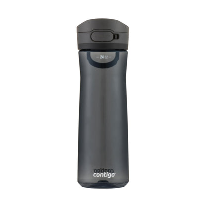 Contigo Jackson 2.0 Tritan Water Bottle with Leak-Proof AUTOPOP Locking Lid, BPA-Free Plastic, Dishwasher Safe, Licorice, 24 oz (709 mL)