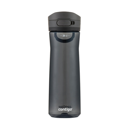 Contigo Jackson 2.0 Tritan Water Bottle with Leak-Proof AUTOPOP Locking Lid, BPA-Free Plastic, Dishwasher Safe, Licorice, 24 oz (709 mL)