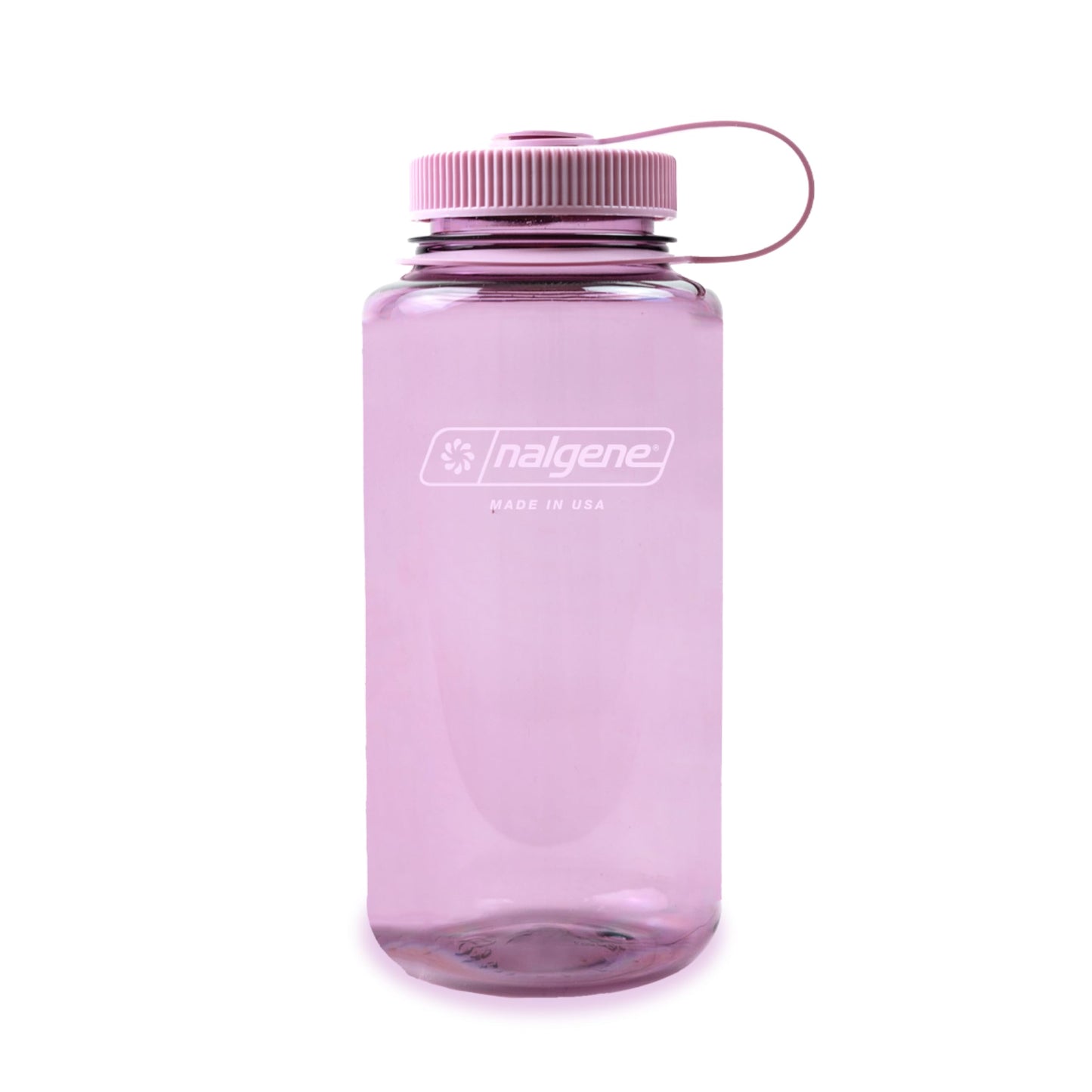 Nalgene 32 oz Wide Mouth Water Bottle BPA-Free, Durable & Leak Proof, Lightweight Bottle for Hiking & Gym, Work & Travel, Cherry Blossom
