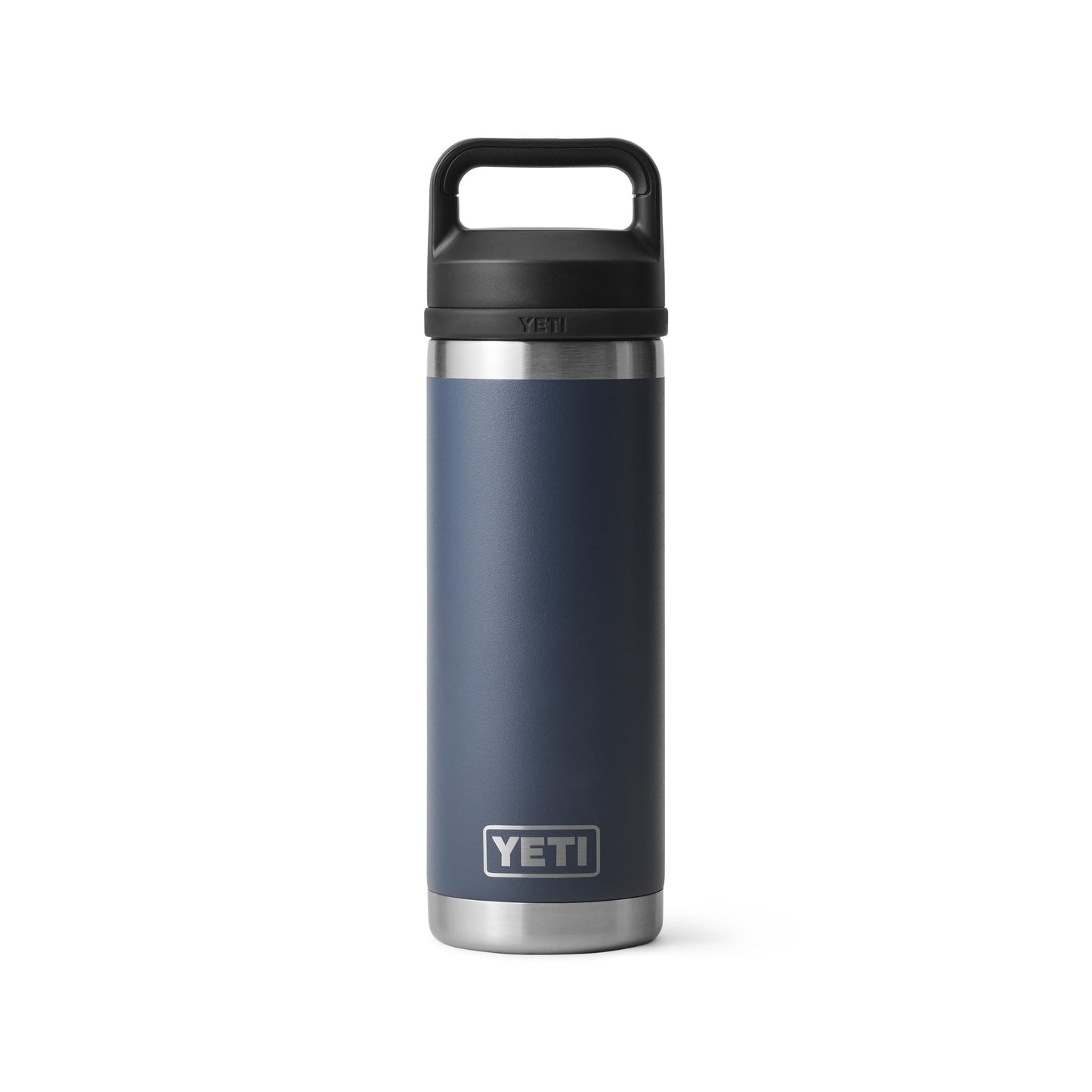 YETI Rambler 18 oz Bottle, Vacuum Insulated, Stainless Steel with Chug Cap, Navy YETI