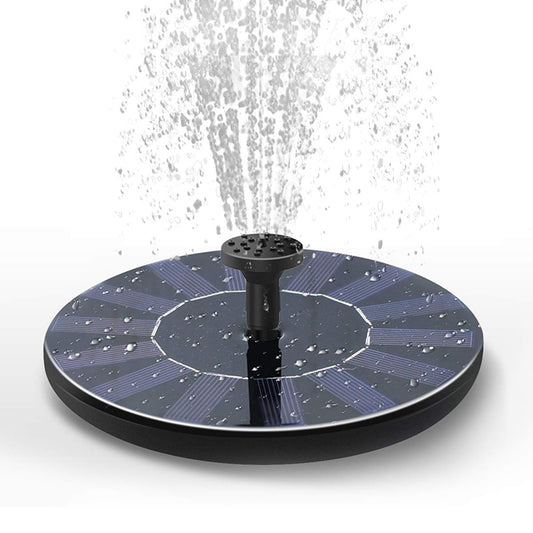 Solar Fountain Water Pump for Bird Bath, New Upgraded Mini Solar Powered Fountain Pump 1.5W Free Standing Solar Panel Kit Water Fountain for Garden, Pond, Pool, and Outdoor - Available at All In One Marketplace Canada
