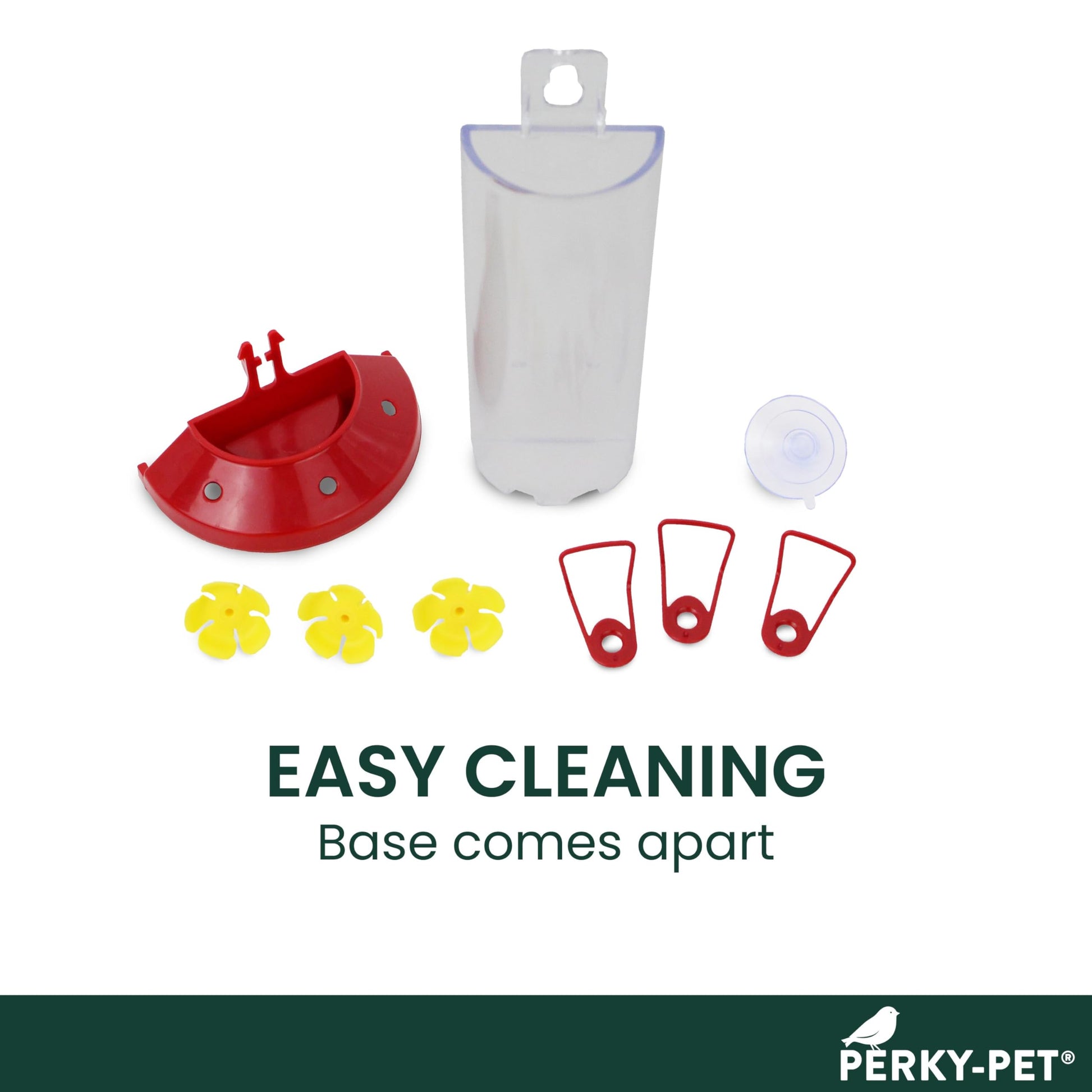 Perky-Pet 8-Ounce Window Mount Hummingbird Feeder 217 Perky-Pet