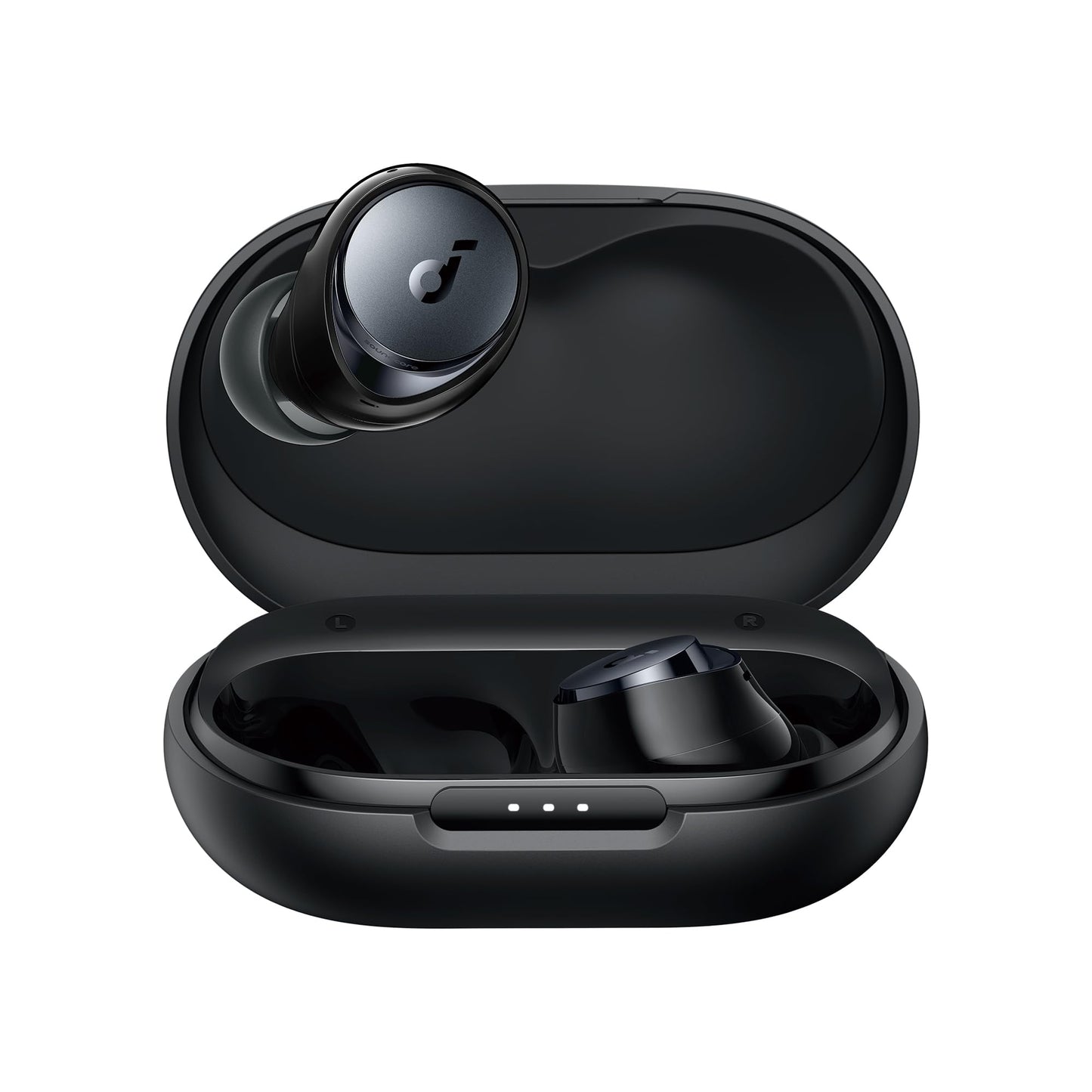 soundcore by Anker Space A40 Auto-Adjustable Active Noise Cancelling Wireless Earbuds, Reduce Noise by Up to 98%, 50H Playtime, Hi-Res Sound, Comfortable Fit, App Customization, Wireless Charge