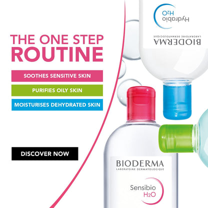 Bioderma Hydrabio H2O Micellar Water, Cleansing and Makeup Removing Gentle Face Cleanser for Dehydrated Sensitive Skin - Available at All In One Marketplace Canada