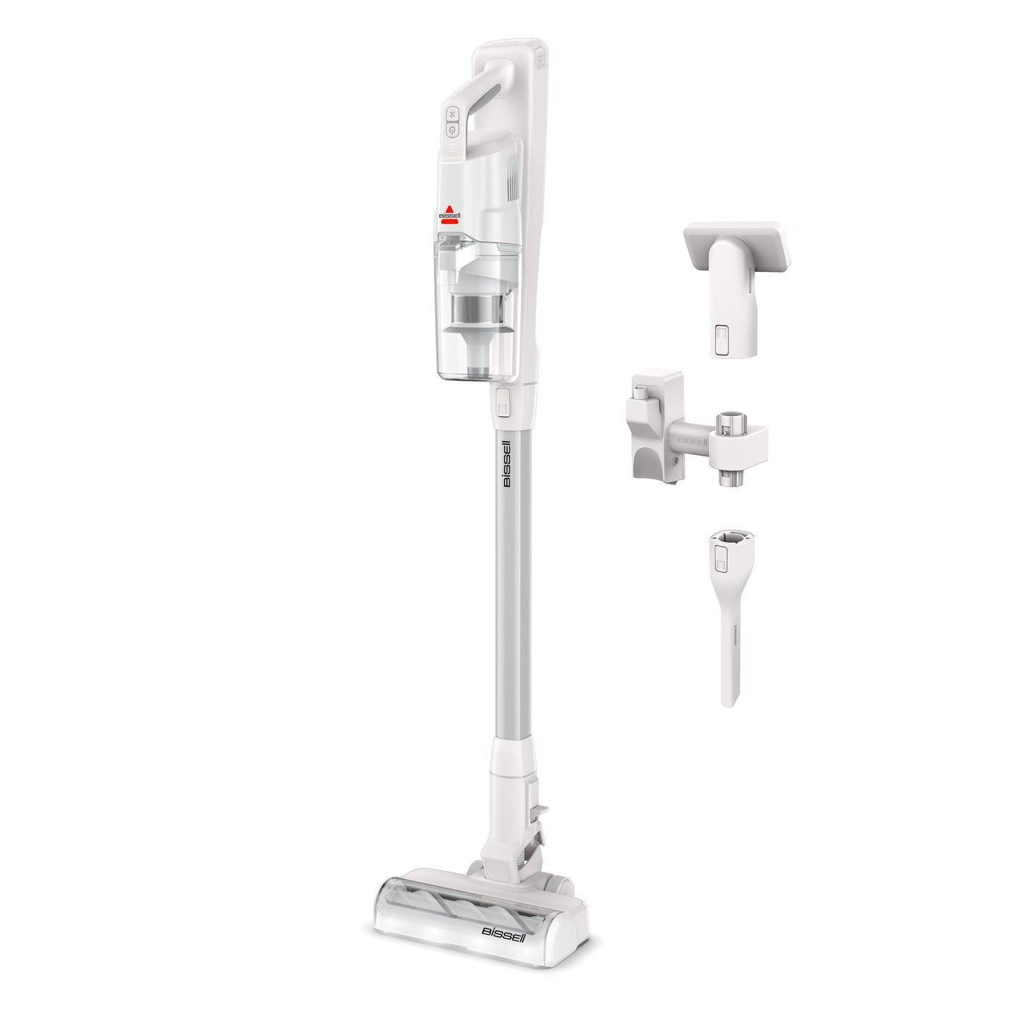 BISSELL PowerClean Cordless Vacuum Cleaner, Powerful Suction in Cordless Stick Vacuum, 200W, Tangle-Free Brush Roll, HEPA Sealed Allergen System, Self-Standing, Removable Battery, Wall Mount, 4173B
