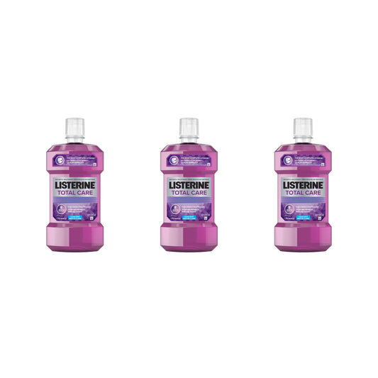 Listerine Total Care Mouthwash, 3-PACK, Fluoride Mouthwash for Bad Breath, Anti-Cavity, Helps Keep Teeth White, 1L x3 (Amazon Exclusive) 🍁 All In One Marketplace Canada Listerine