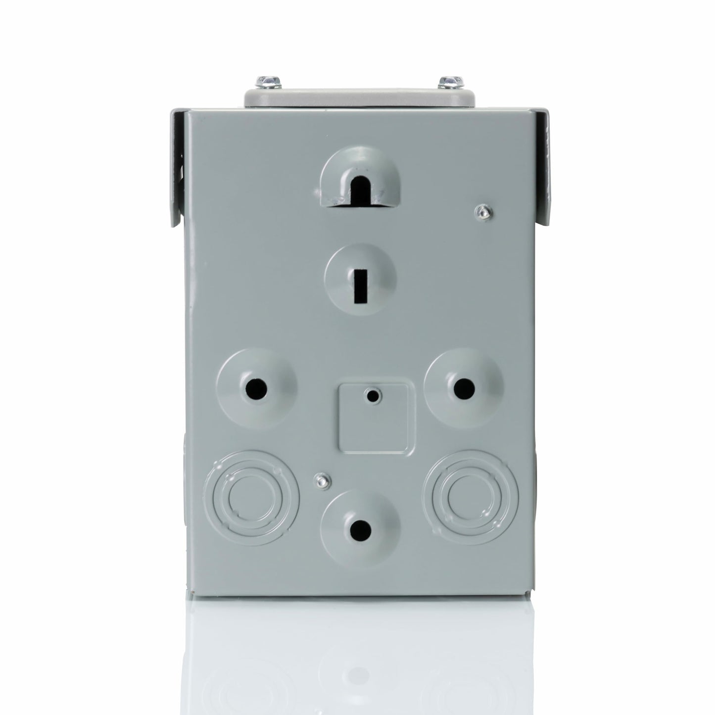 Leviton 50A Outdoor EV Charging Outlet with Metal Weather-Resistant Cover, Surface Mount, EVCVM-050, Gray Leviton