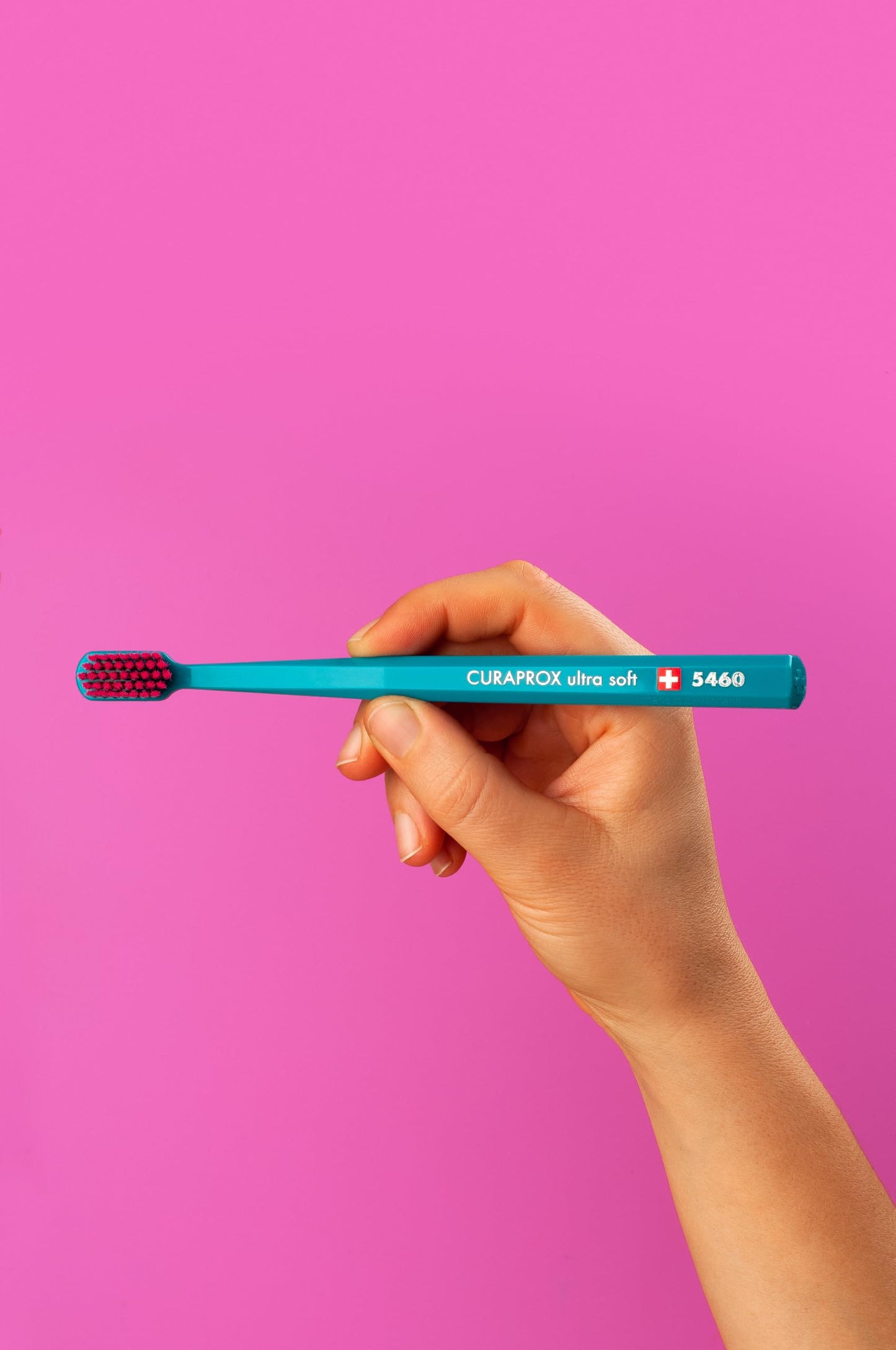 Curaprox CS 5460 Ultra Soft Toothbrush (3-Pack Bilingual) - Gentle Soft Bristles Tooth Brush for Sensitive Gums - Premium Swiss Oral Care Recommended by Dentists - For Adults & Teens - Available at All In One Marketplace Canada