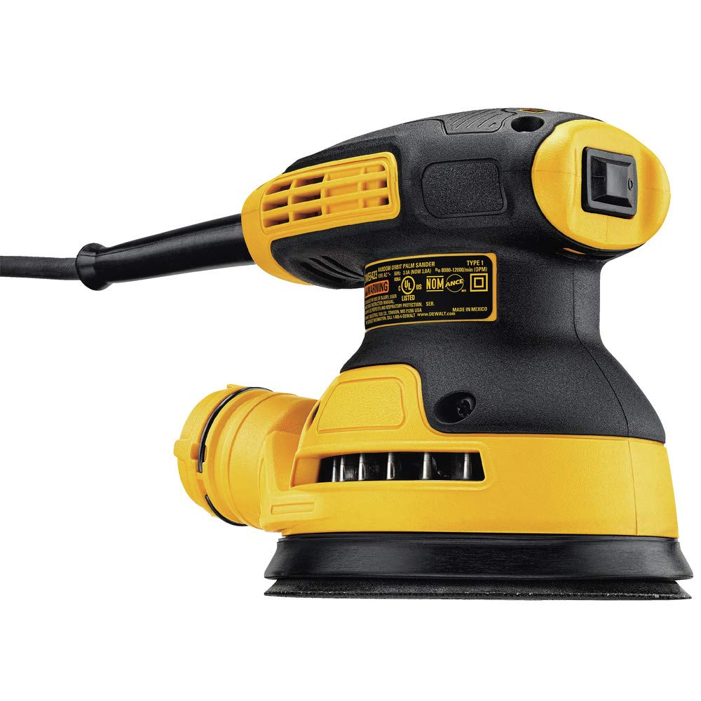 DEWALT Orbital Sander, 5", Variable Speed, Random Orbit Electric Sander (DWE6423K) - Available at All In One Marketplace Canada
