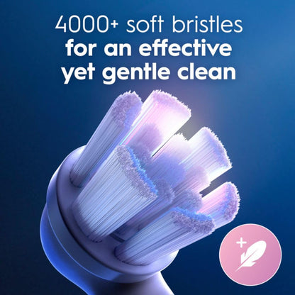 Oral-B iO Genuine Replacement Brush Heads, White, 4ct Ultimate Clean + 1ct Gentle Care, 15 Month Supply, Compatible Exclusively with Oral-B iO Electric Toothbrushes, Not Compatible with any Other Series Including: Pro, Vitality, Smart, or Genius - Available at All In One Marketplace Canada