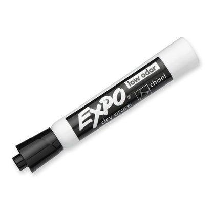 Expo Low Odour Dry Erase Markers, Chisel Tip, Black, 36 Count Expo