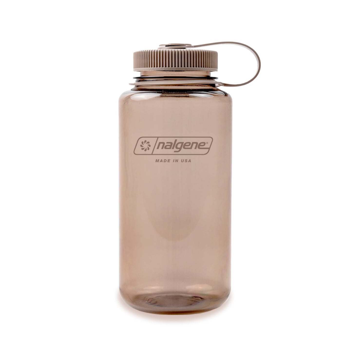 Nalgene 32 oz Wide Mouth Water Bottle BPA-Free, Durable & Leak Proof, Lightweight Bottle for Hiking & Gym, Work & Travel, Mocha