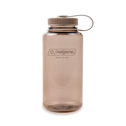 Nalgene 32 oz Wide Mouth Water Bottle BPA-Free, Durable & Leak Proof, Lightweight Bottle for Hiking & Gym, Work & Travel, Mocha