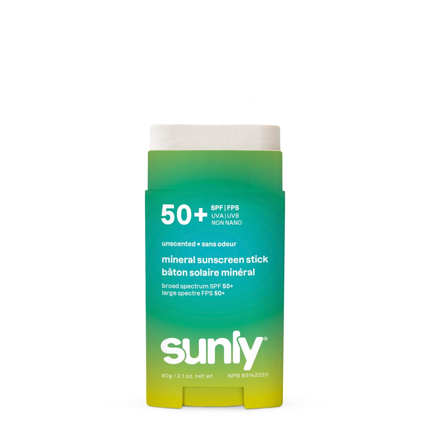 ATTITUDE Mineral Sunscreen Stick SPF 50, Broad Spectrum Zinc Oxide, EWG Verified, Non-Nano, Mess-Free Stick for Face & Body, Lightweight Non-Greasy, Vegan, Unscented, 60 grams