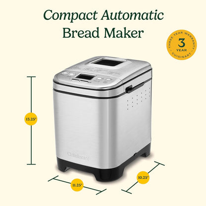 Cuisinart Bread Maker Machine, Stainless Steel, 12 Programs, Up to 2 lbs 🍁 All In One Marketplace Canada