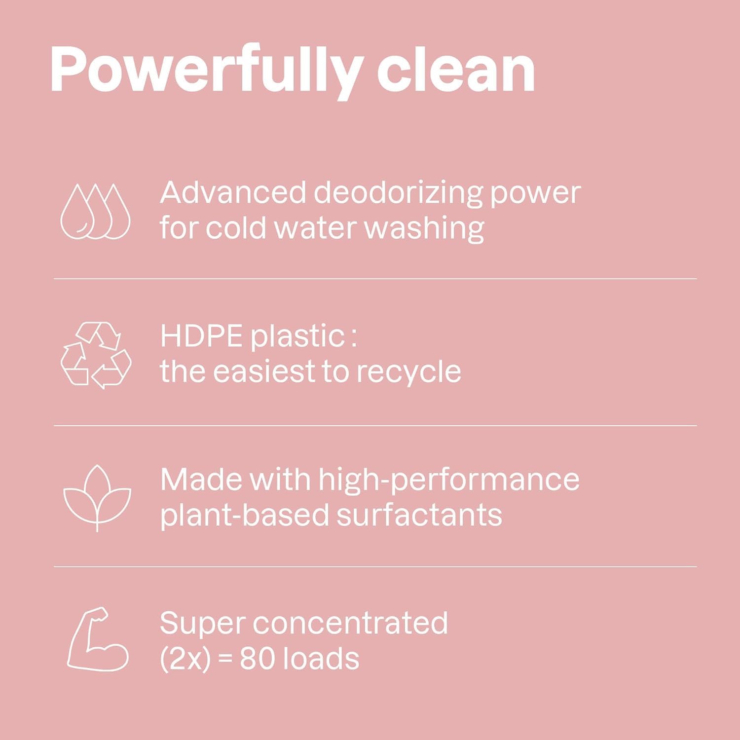 ATTITUDE Baby Laundry Detergent Refill, Unscented HE Compatible Liquid, Extra Gentle, Concentrated, EWG Verified, Dermatologist Tested, Vegan, 80 Loads, 2 Liters - Available at All In One Marketplace Canada