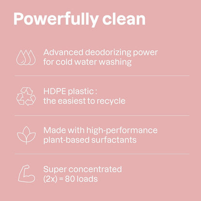 ATTITUDE Baby Laundry Detergent Liquid, Made in Canada, EWG Verified, Safe for Baby Clothes, Infant and Newborn, Naturally Derived, HE Compatible, Soothing Chamomile, 80 Loads, 2 L (AMAZON EXCLUSIVE)
