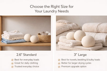 Updated Version(Made of The Latest Shearing) Wool Dryer Balls Pack of 6 XL,Premium Reusable New Zealand Natural Fabric Softener,Saves Drying Time, Handmade Dryer Balls… - Available at All In One Marketplace Canada
