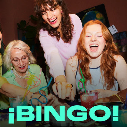 HITSTER Bingo – Music Party Game with Disco Ball, 225 Music Cards & Wipe-Off Boards – Interactive Quiz Game for Adults & Teens 16+