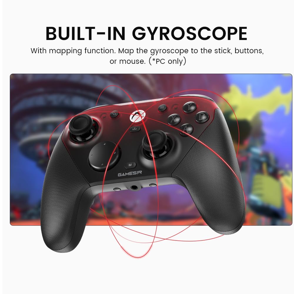 GameSir G7 Pro Wired Controller for Xbox Series X|S, Xbox One, Wireless Gamepad for PC&Android with TMR Sticks, Hall Effect Analog Triggers, 1000Hz Polling Rate, 3.5mm Audio Jack - Black