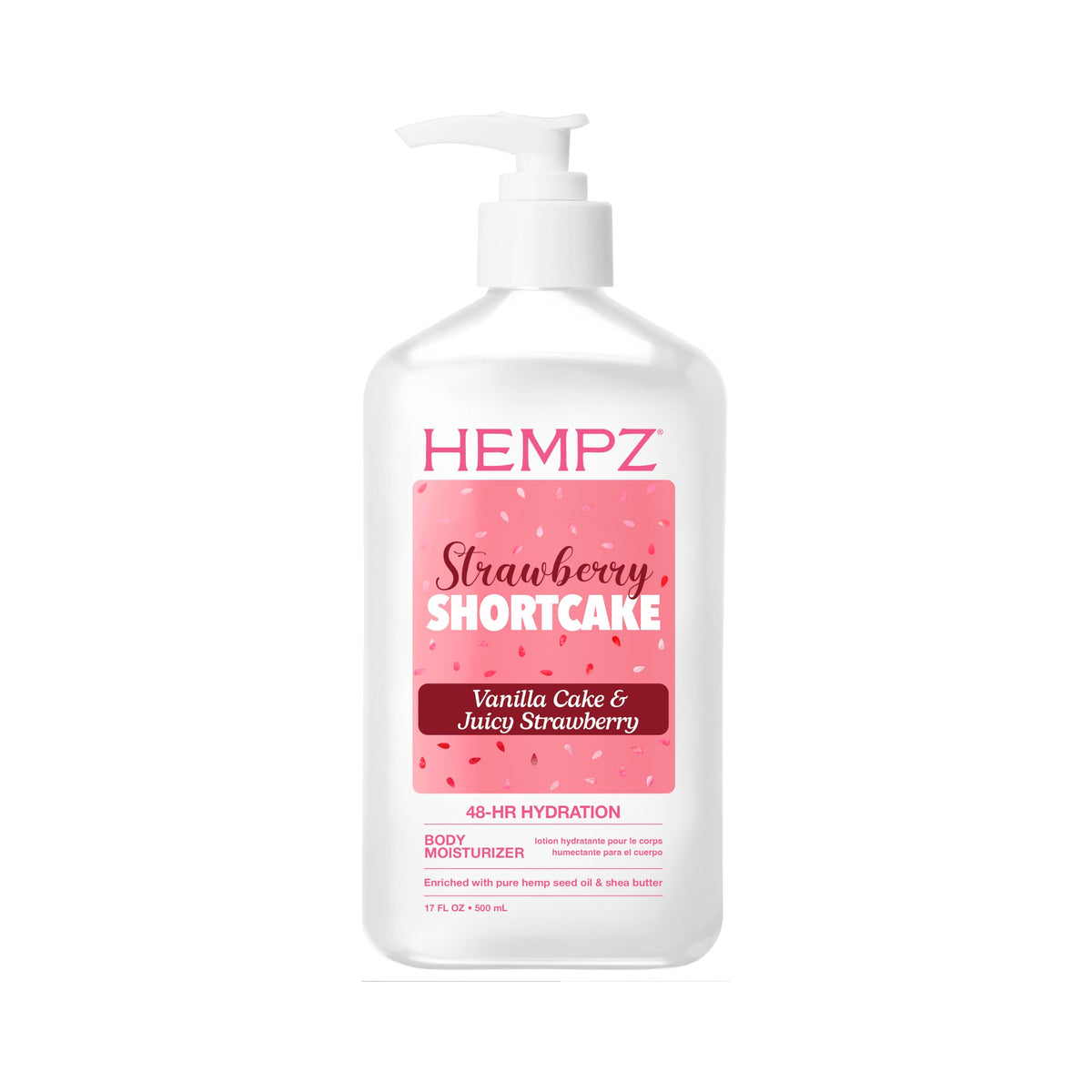 Hempz Moisturizing Body Lotion with Strawberry Shortcake Scent