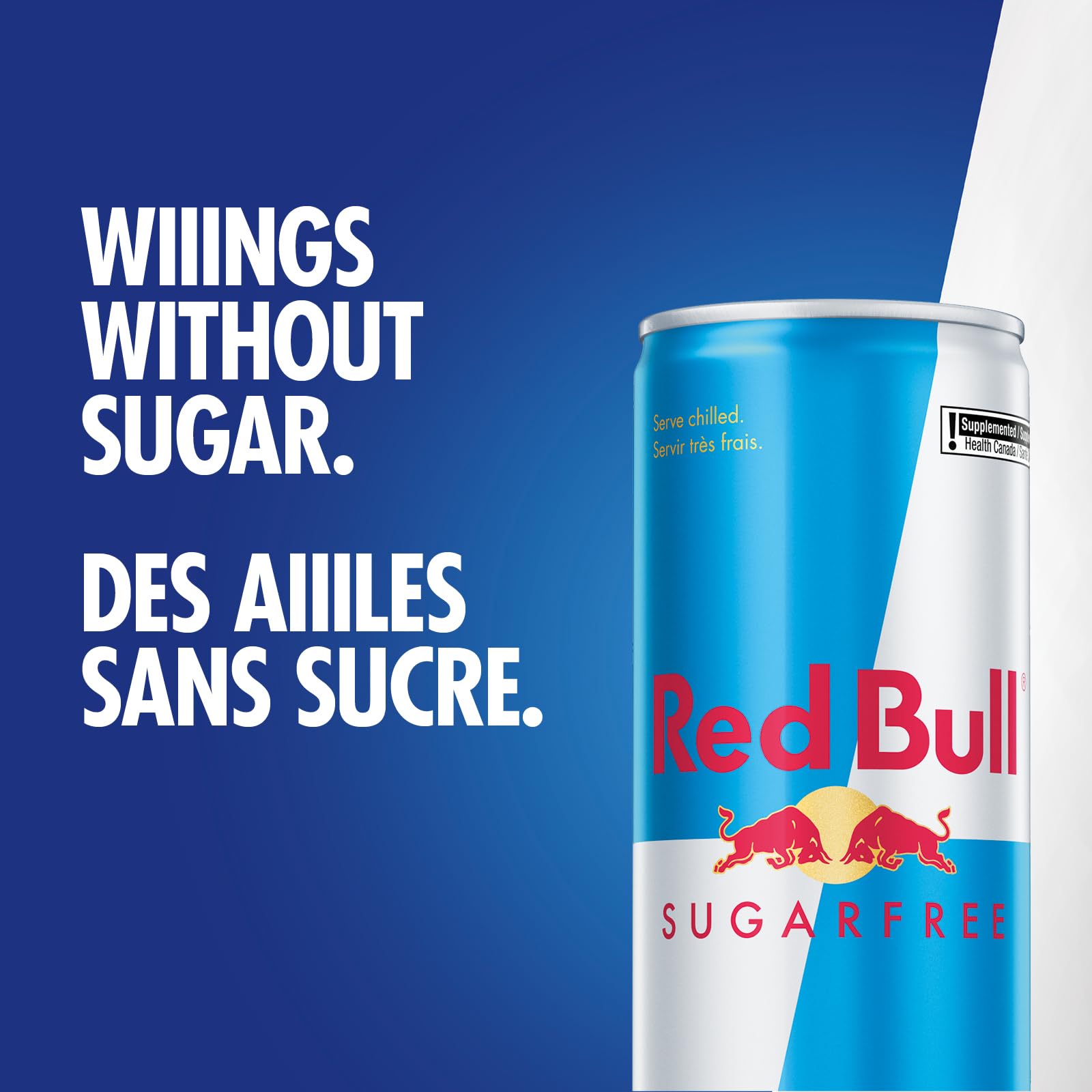 Red Bull Energy Drink, Sugar Free, 250 millilitre (Pack of 24) - Available at All In One Marketplace Canada