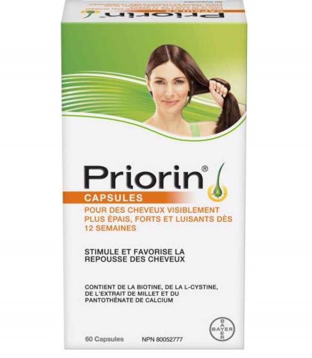 Priorin Hair Growth Vitamins With Biotin - Vitamins To Stimulate For Men And Women, Decrease Of Hair Loss After Washing, Contains Biotin For Hair Growth, 60 Count, 1 Month Supply - Available at All In One Marketplace Canada